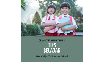 Belajar Efektif Menurut  Psikologi